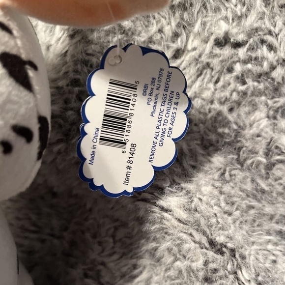 NWT Stuffed Animal Baby Cow My CUTIE PIES soft plush w/Tag RBI 7" - Picture 7 of 7